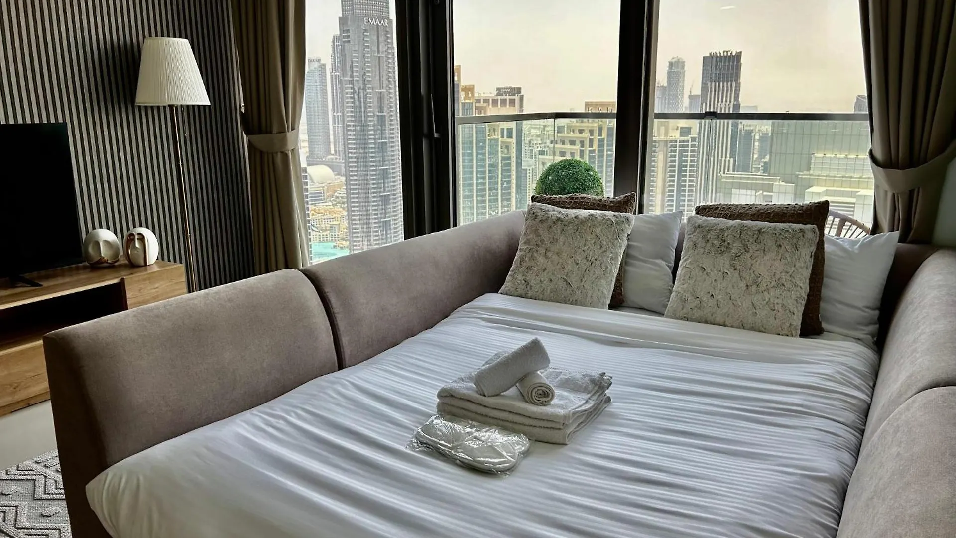 Apartmán Luxury Stay With Burj Khalifa Views & Infinity Pool Dubaj Spojené arabské emiráty